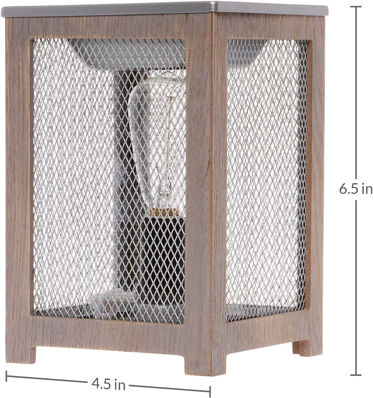 White Farmhouse Wax Warmer for Scented Wax - Electric Plug in Wax Melt Warmer - Stocking Stuffer Gift Holiday Christmas Hanukkah