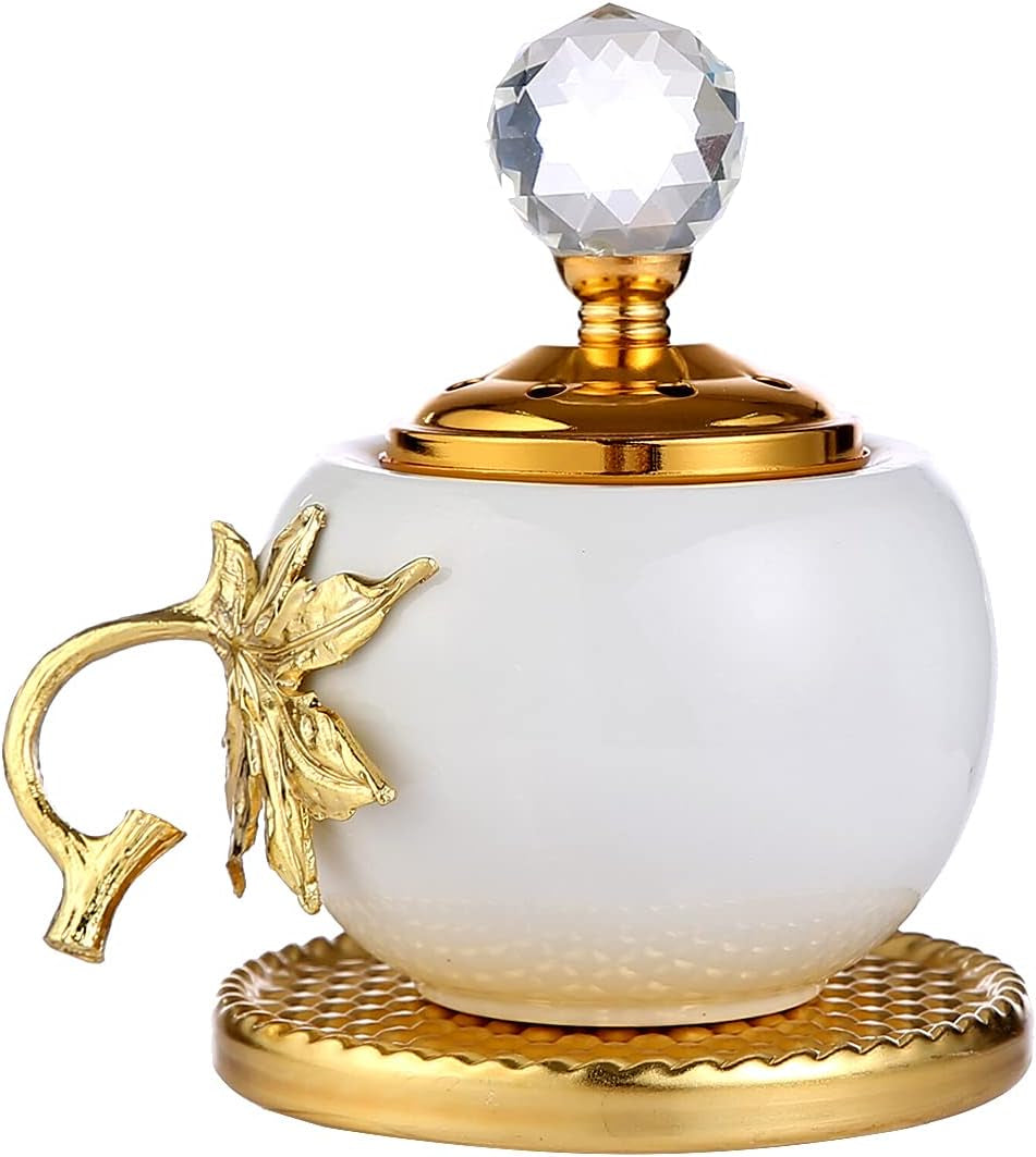 Charocal Incense Burner White