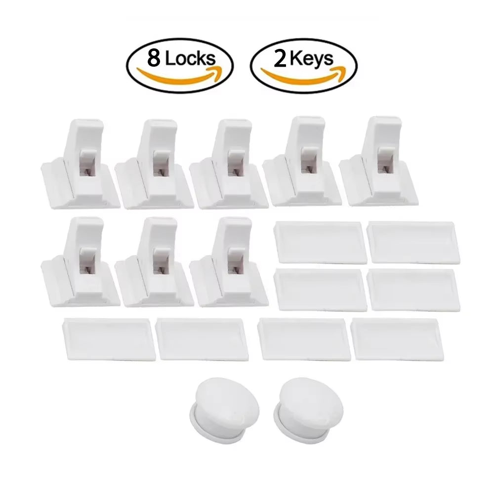 Magnetic Children'S Lock for Extra Cabinet Door Safety: a Must-Have for Parents Drawer Lock Baby Protection Baby Safety Lock