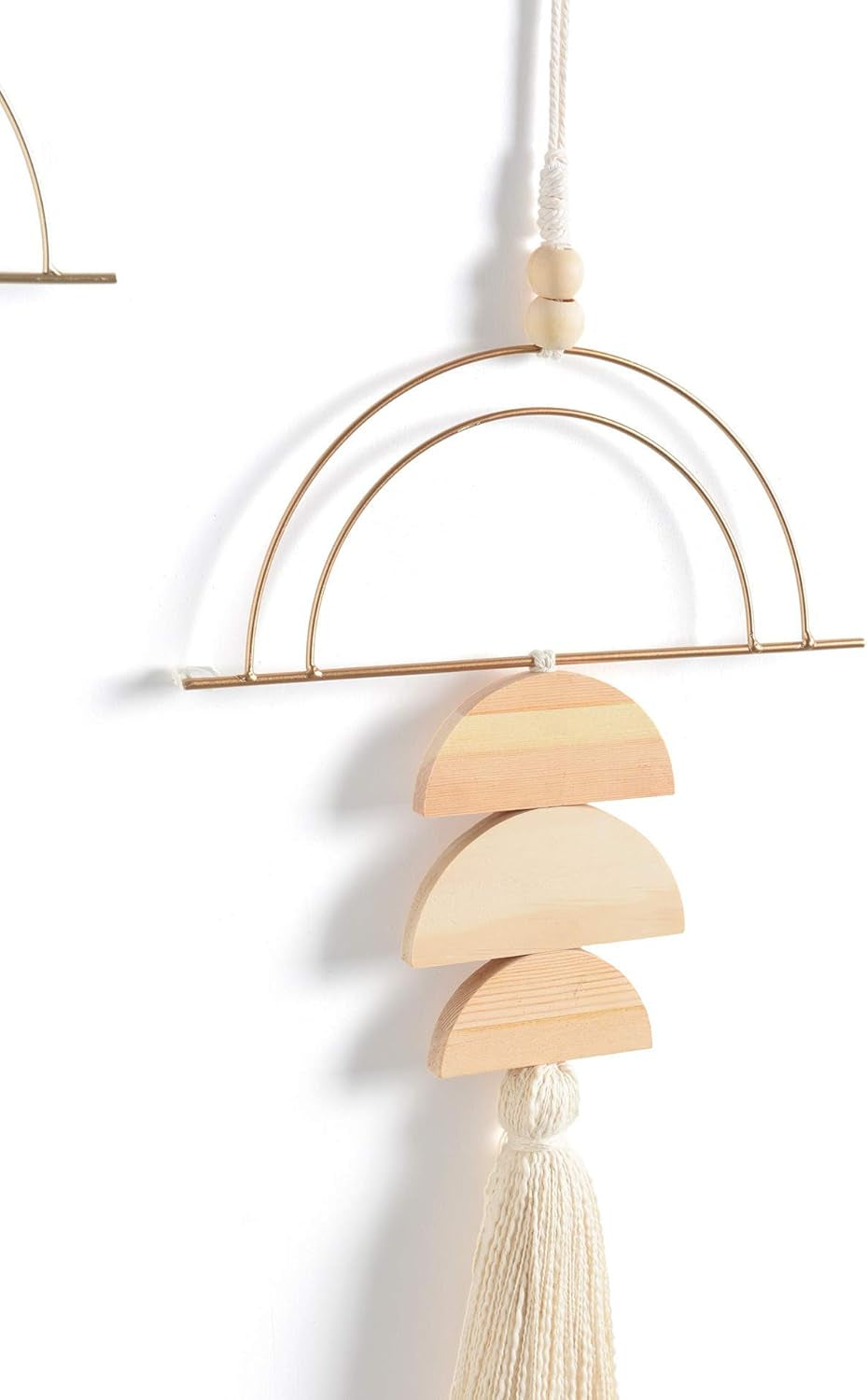 Boho Wall Decor Macrame Wall Hanging Bohemian Bedroom Wall Art Bathroom Decor Kitchen Tassel Home Wall Aesthetic Christmas Gifts 2 Pcs