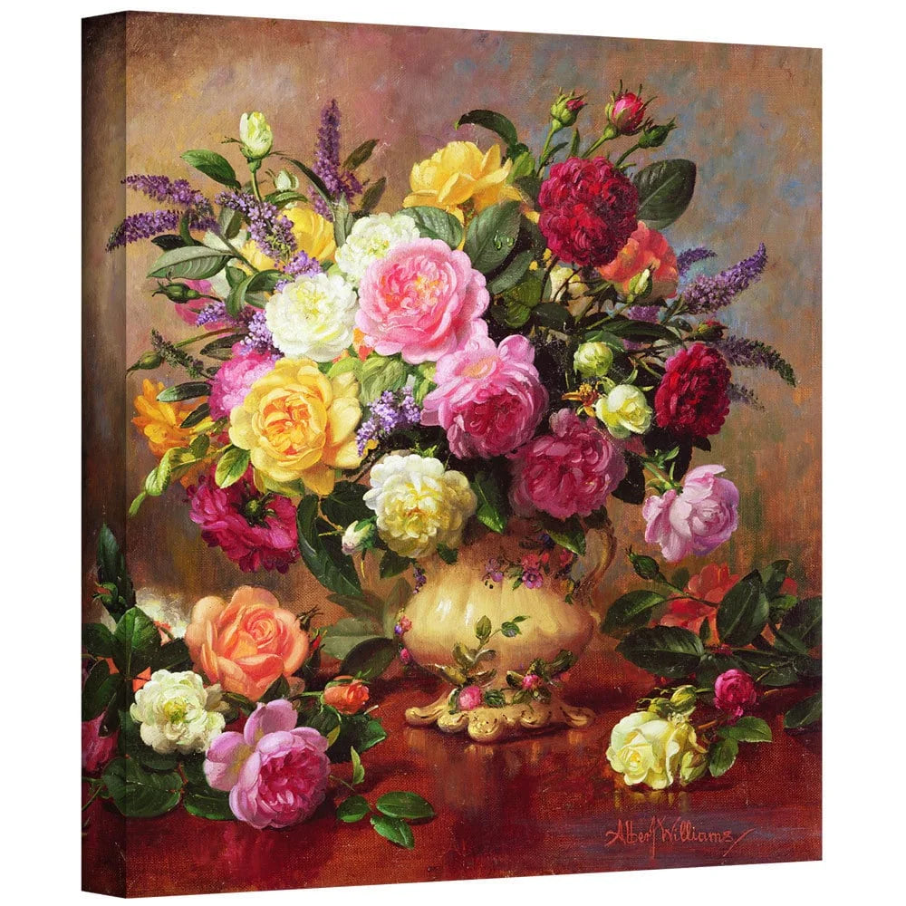 Albert Williams Roses from a Victorian Garden Wall Art