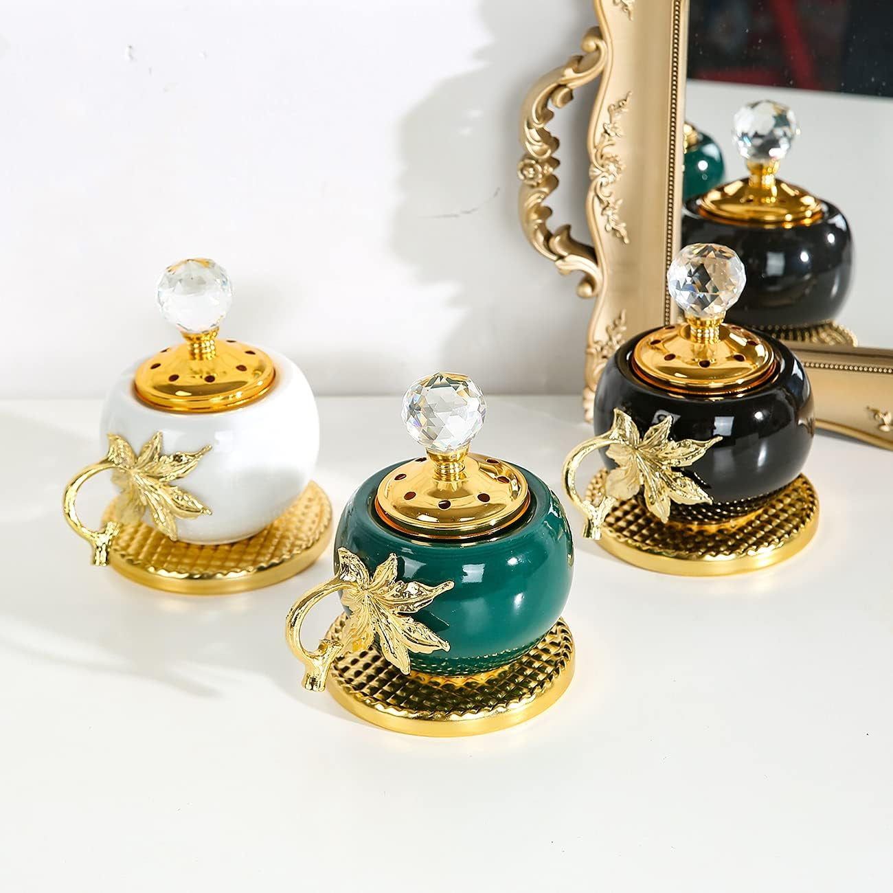 Charocal Incense Burner White