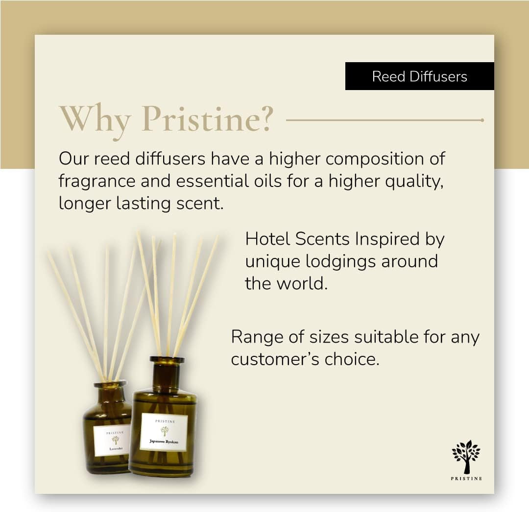 English Country Inn/Inspired by Ritz Carlton Reed Diffuser for Home | Fresh Blend of Strawberry, Vanilla, Musk Reed Diffuser Set, Oil & Reed Diffuser Sticks | Home & Office Decor | Fragrance