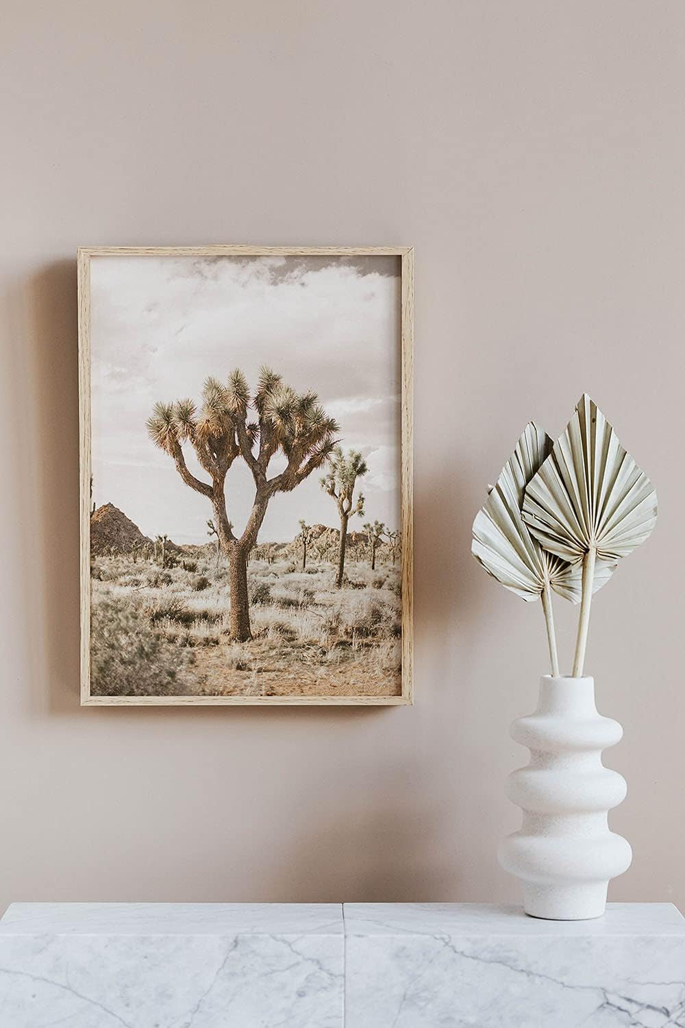 Dsert Wall Art Prints, Western Cactus Wall Decor, Boho Wall Decor for Bedroom Aesthetic, Set of 6, 8X10 Inches, Unframed