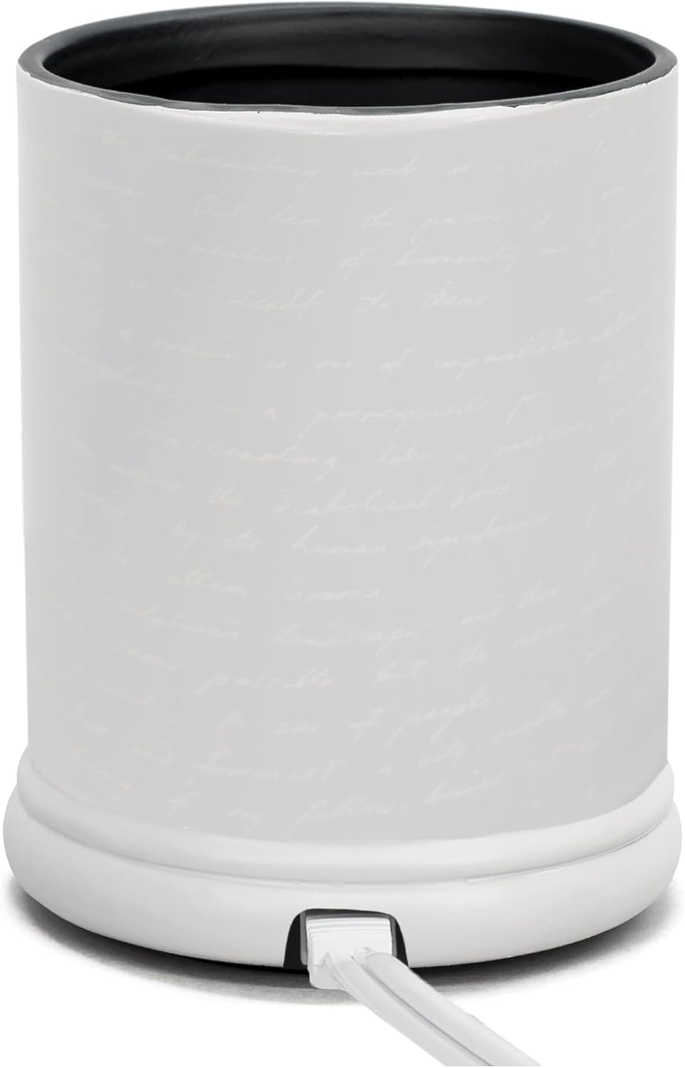 Birds on a Tree Grey Believe Ceramic Stoneware Electric Large Jar Candle Warmer