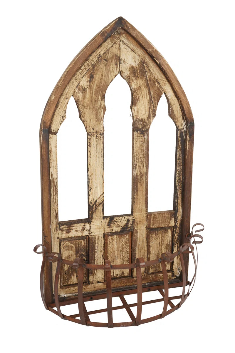 Trinity Handmade Farmhouse Plants & Flowers Wall Decor on Solid Wood