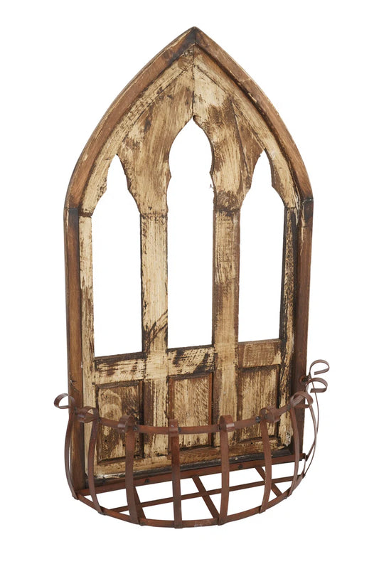 Trinity Handmade Farmhouse Plants & Flowers Wall Decor on Solid Wood