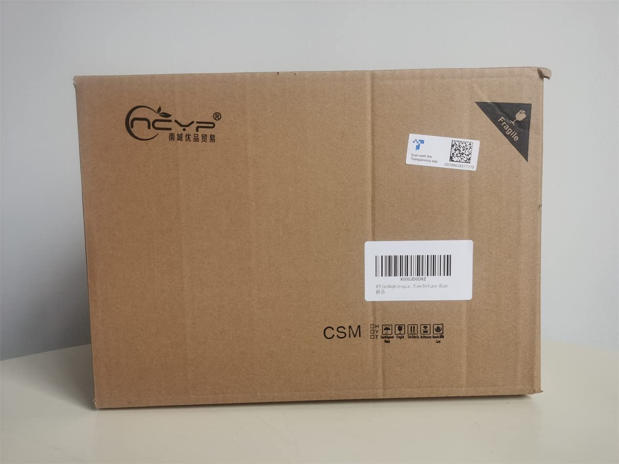 Geometric Glass Terrarium Planter for Succulent, Small Cacti, Black Irregular Opened Container Pot, Indoor Home Garden Office Tabletop Decor, 6.5" X 5.7" X 9.8" (No Plants, No Door)