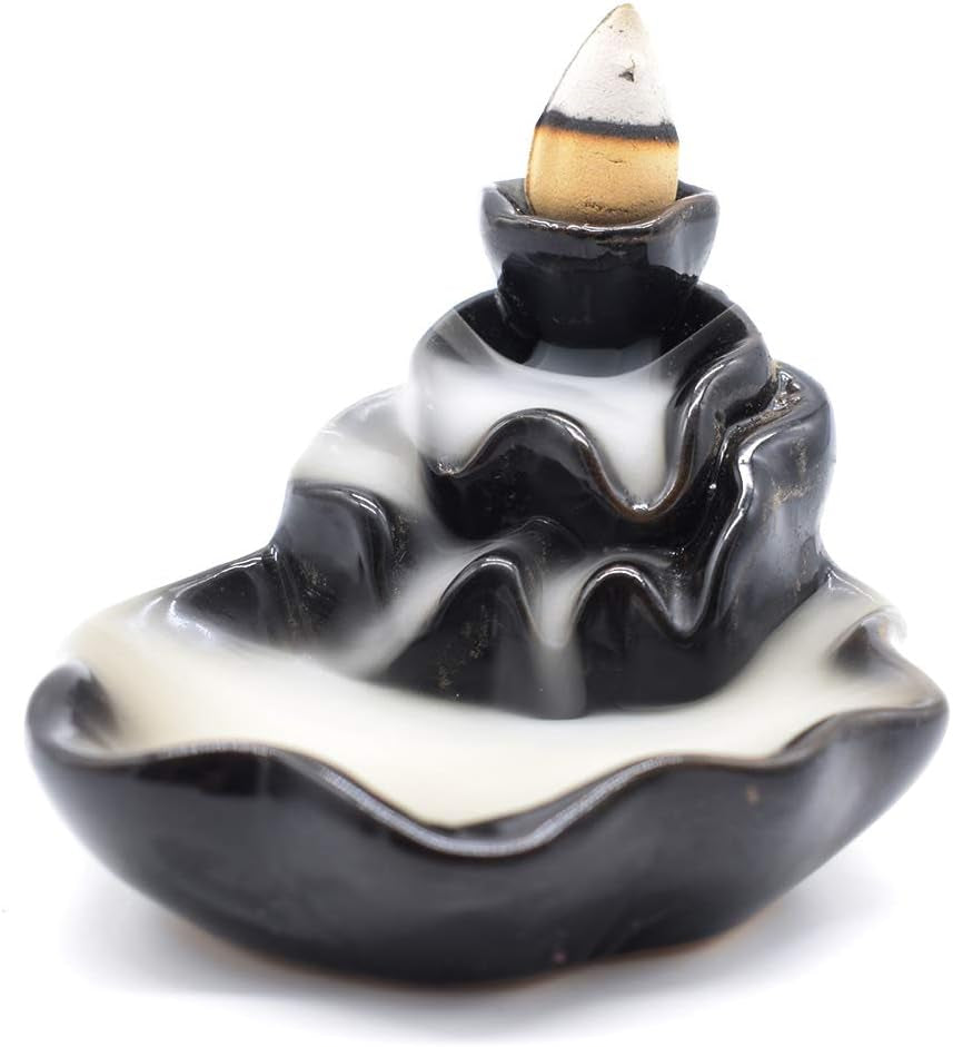 Incense Burner, Ceramic Backflow Incense Holder, Home Decor Aromatherapy Ornament