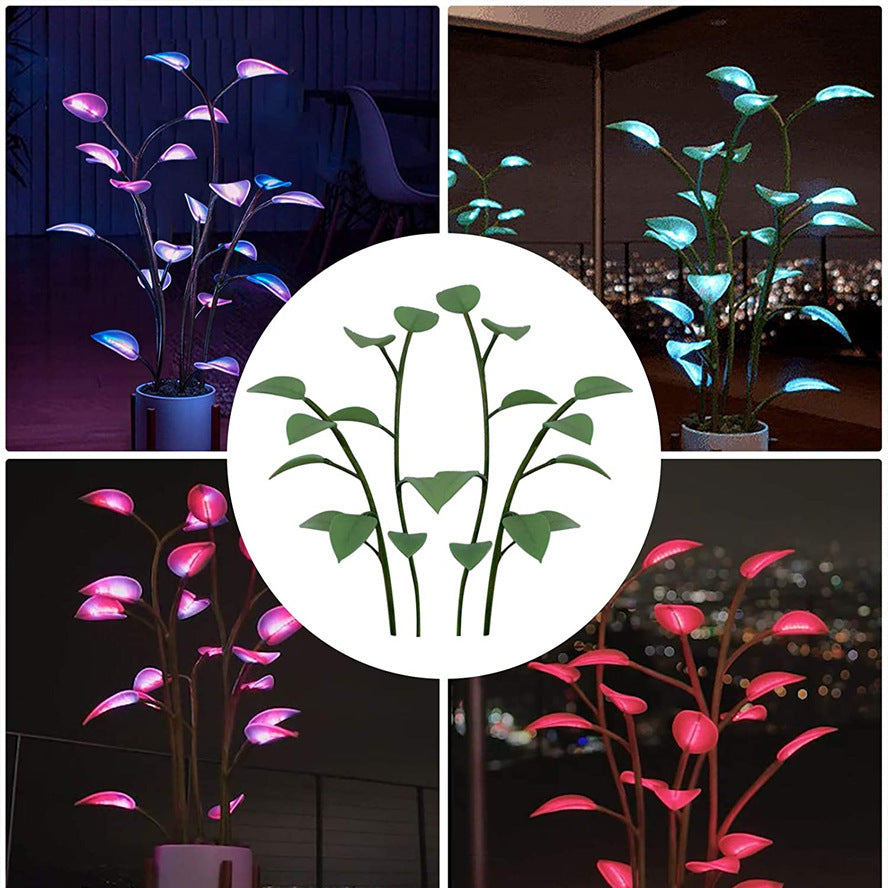 Plant Lamp LED Night Lights Artificial Houseplant Bonsai Plant Lamps LED Decor Plant for Home Decor Bedroom Plant Lights Decor