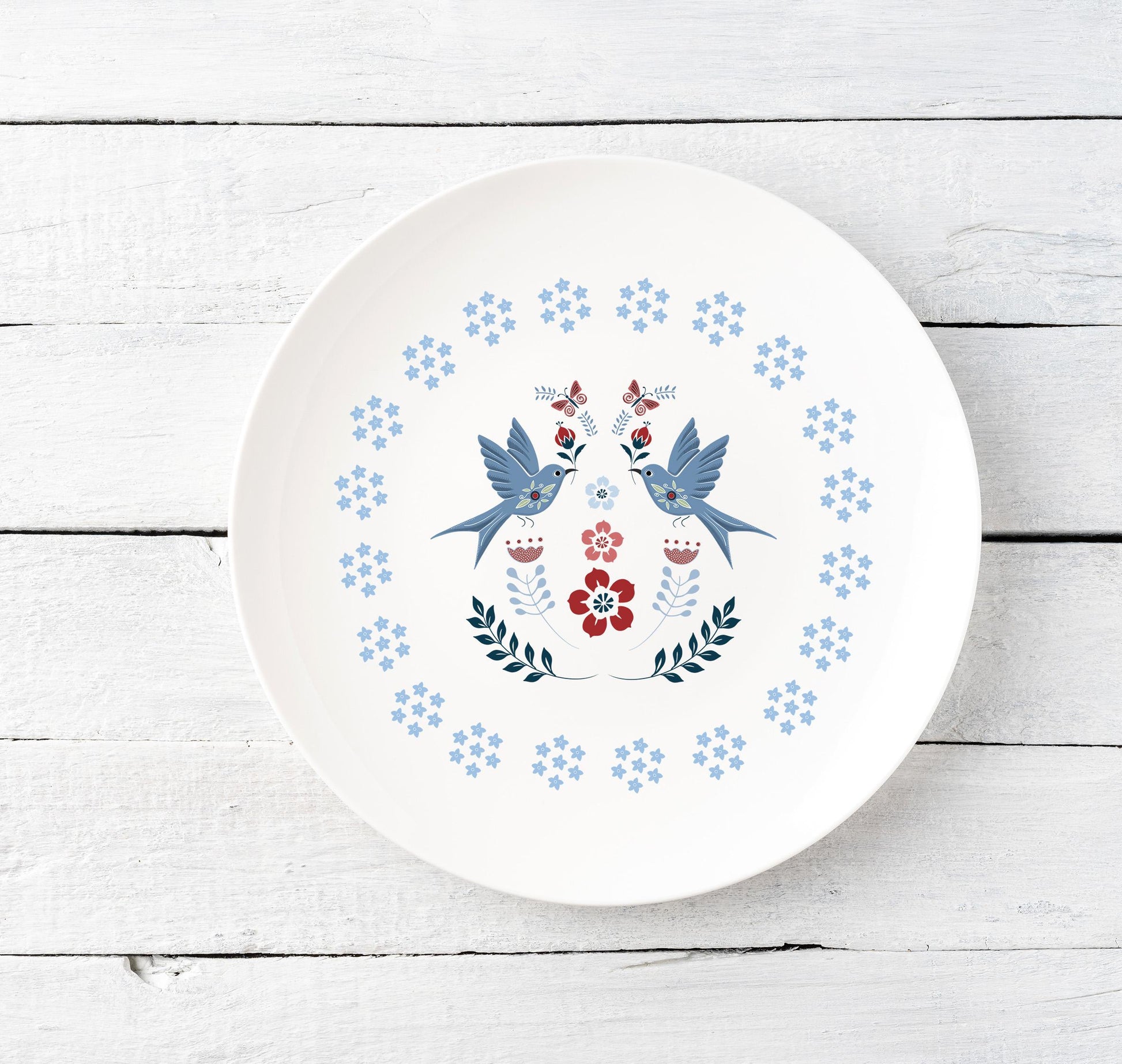 Kurbits Pattern in Nordic Style. 50X50 Centimeters with High Resolution. (300 Dpi). You Will Get 2 Different Patterns and One Transparent.