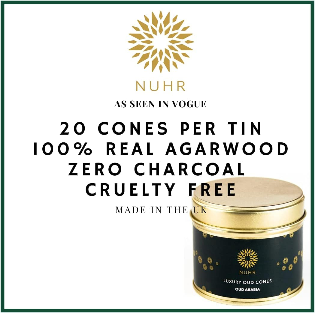 Home Incense Cones Oud Arabia / 20 Scented Cones / Bakhoor Alternative / Lasting Fragrance Aroma