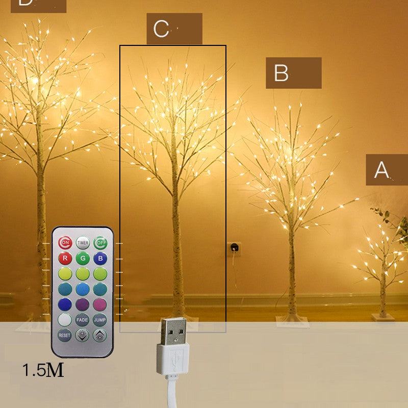 White Birch Tree Lights Led Lanterns Bedroom Room Decoration Lights