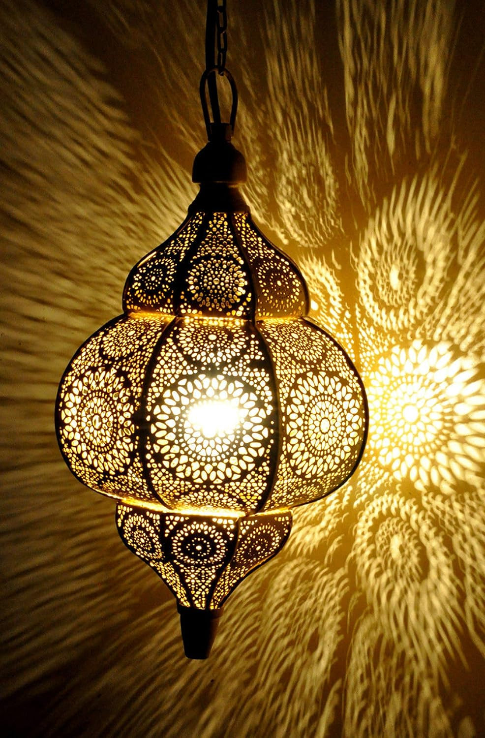 Modern Turkish Vintage Antique Look Moroccan Gold Ceiling Lights Home Lantern Pendant Gifts Oriental Arabian Hanging Lamp