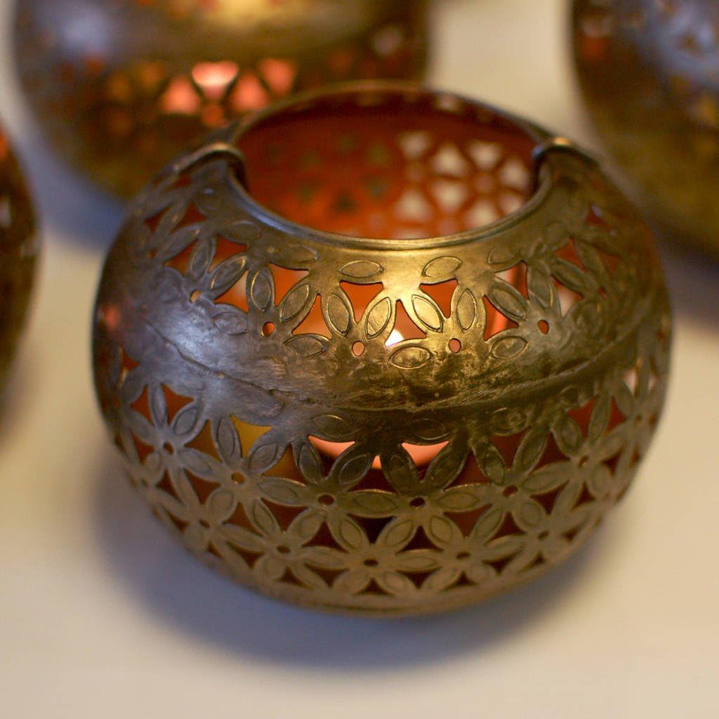 Moroccan Vintage Tea Light Holder Lantern for Christmas Lighting