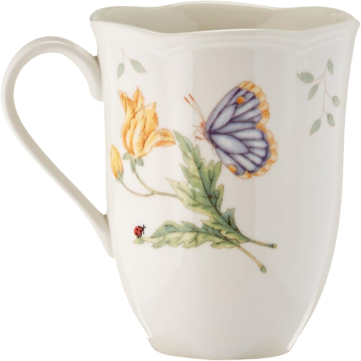 6342794 Butterfly Meadow 18-Piece Dinnerware Set White