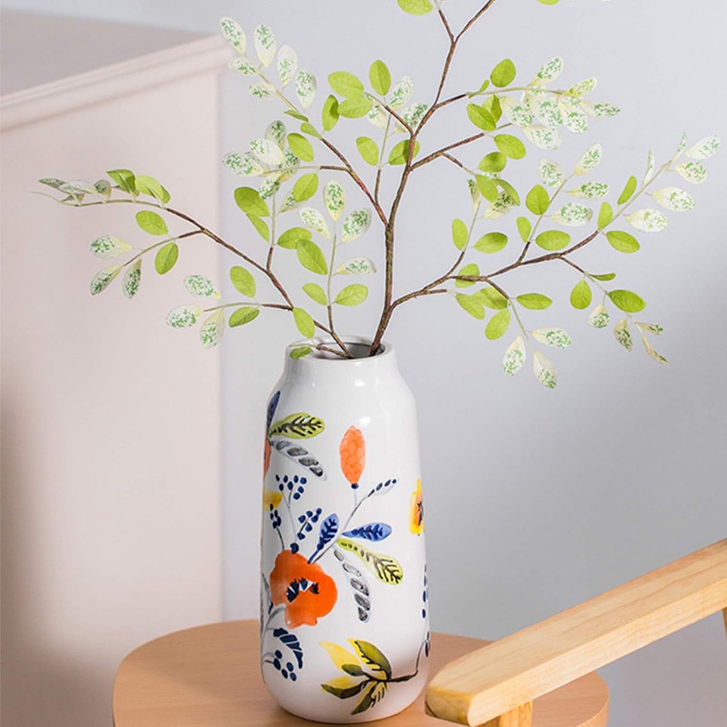 Ceramic Jug Vase Vintage Lemon Antique French Embossed Ceramic Flower Vase Heart Jug (C)