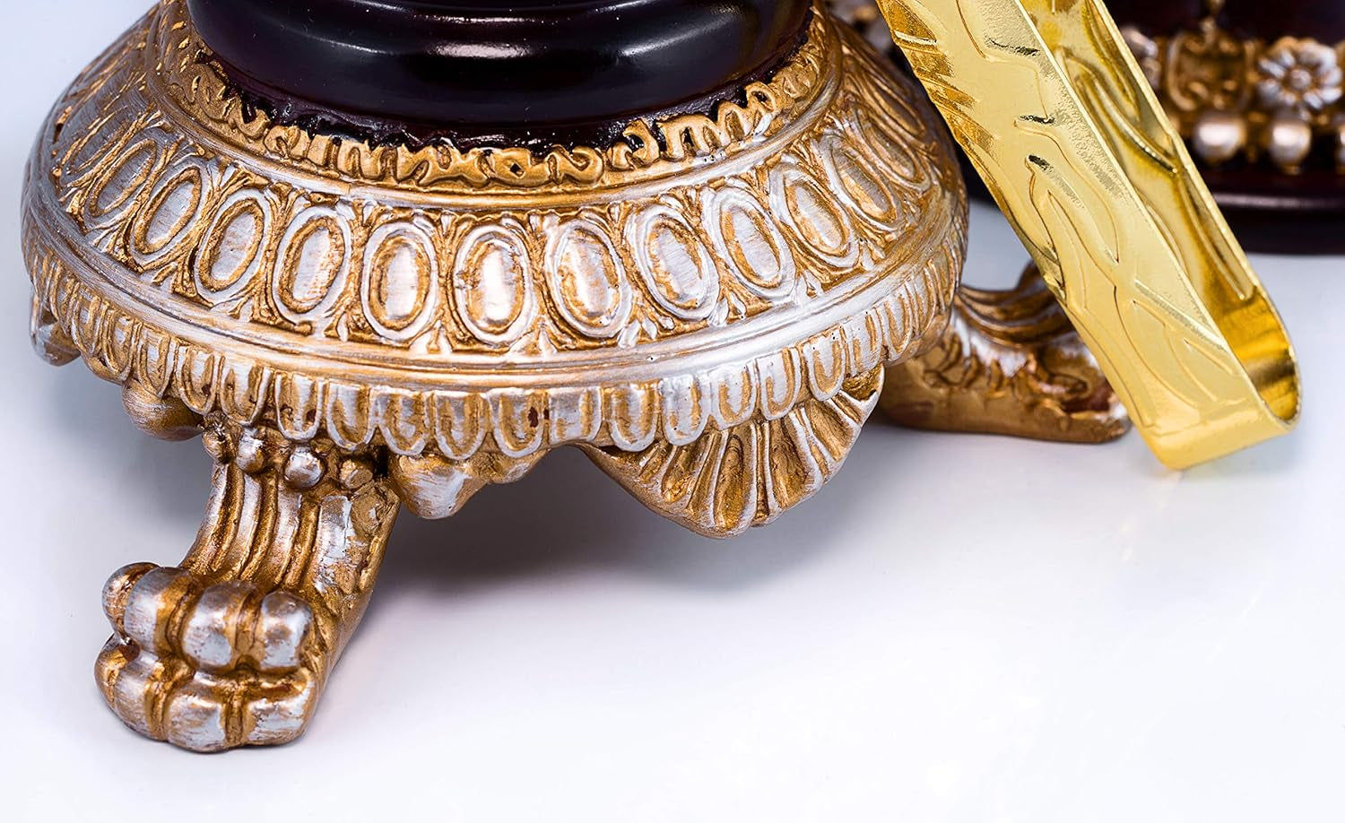 Lux Globe Incense Burner - Bakhoor Cone Holders | Frankincense Burner Charcoal | Mabkhara | for Office & Spiritual Decor (Brown)