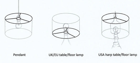 African Queens Border Lamp Shade, Light Shade for Table or Standard Lamps or Ceiling Lights