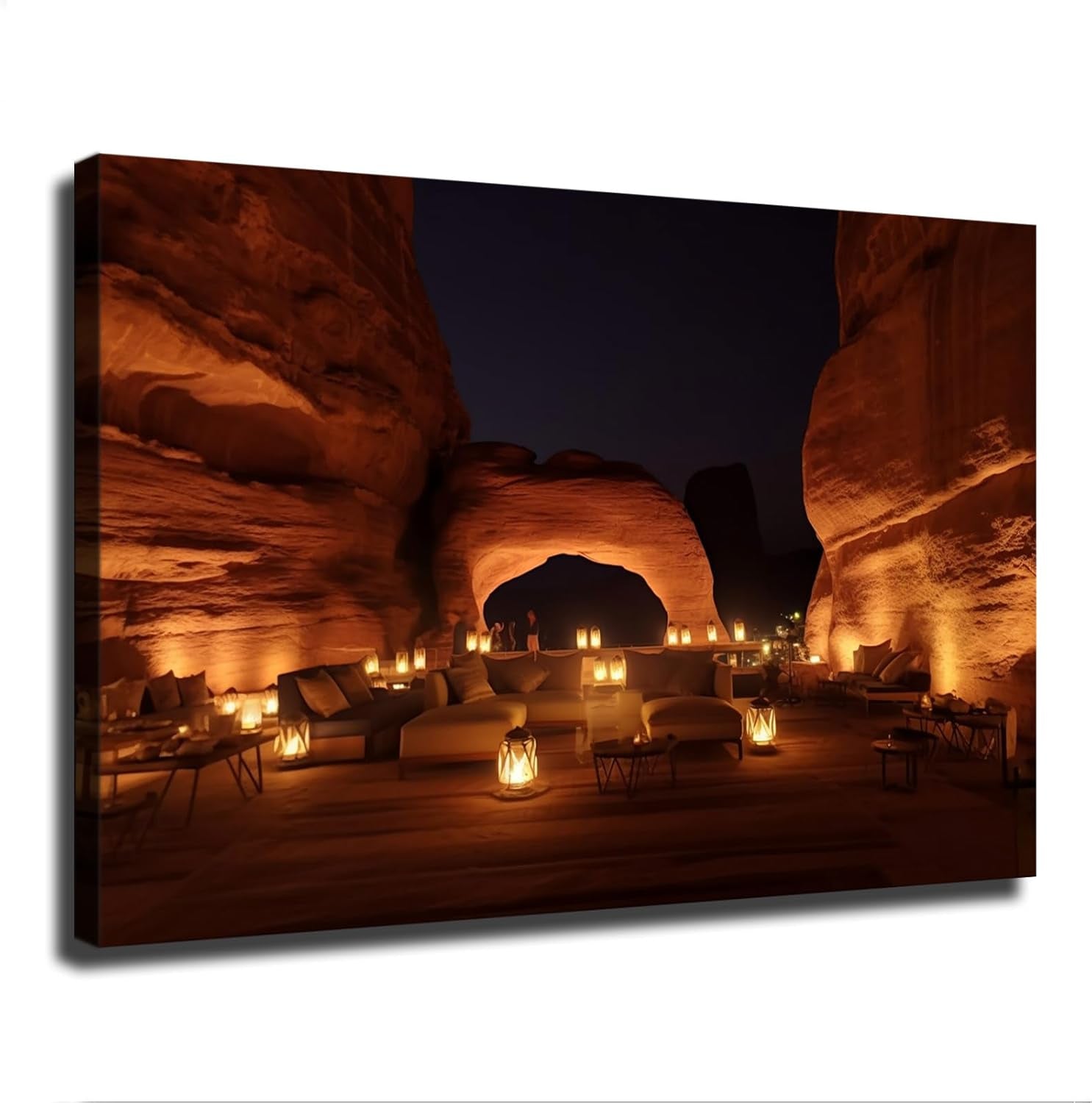 Bedouin Arabian Saudi Style Poster Picture HD Printing Modern Home Bedroom Wall Art Kitchen Office Decoration (Unframed,08×12Inch)