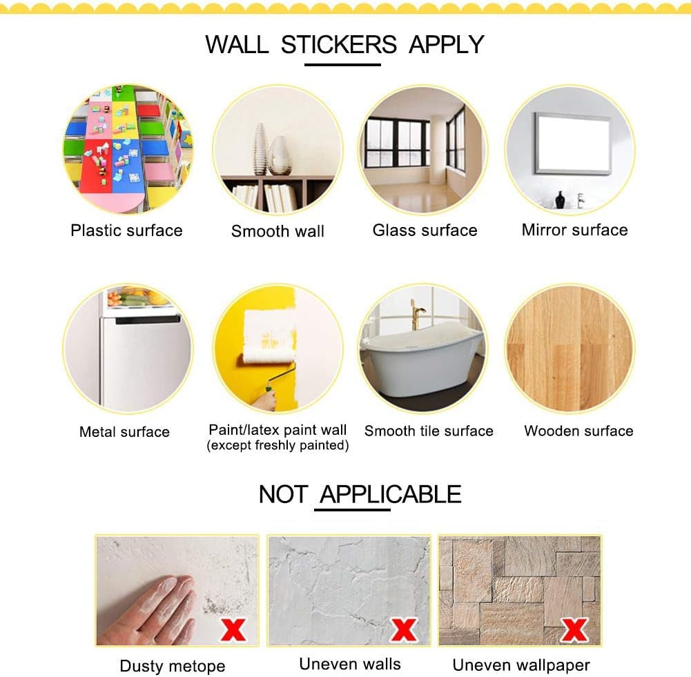 RW-1005 White Magnolia Tree Branch Flying Birds Wall Stickers Peel and Stick 3D DIY Moon Wall Decals Removable Wind Chimes Art Wall Murals for Kids Offices Home Walls Bedroom Decaoration