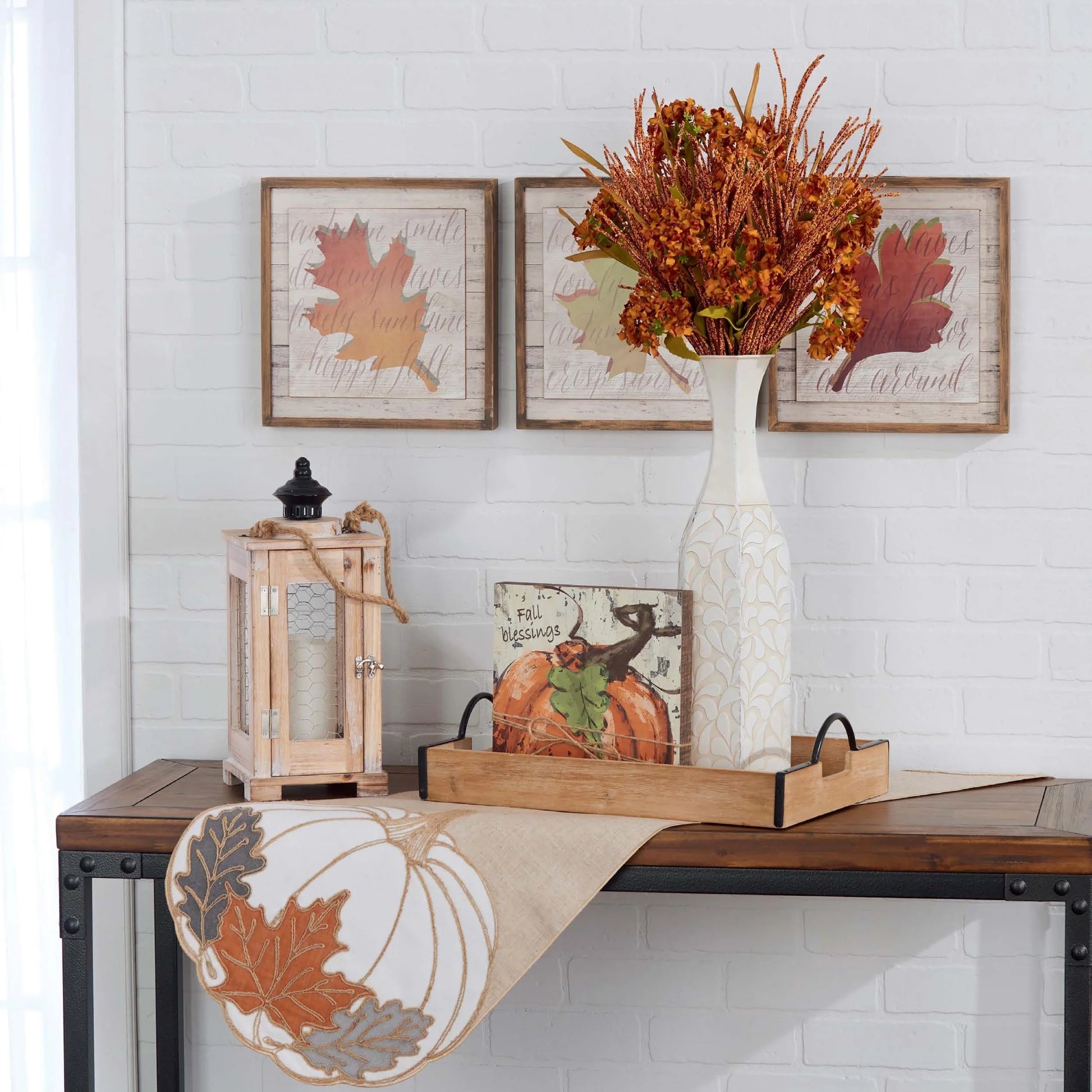 , 19.75" X 5" Antique Cream Decorative Vase with Scallop Detail