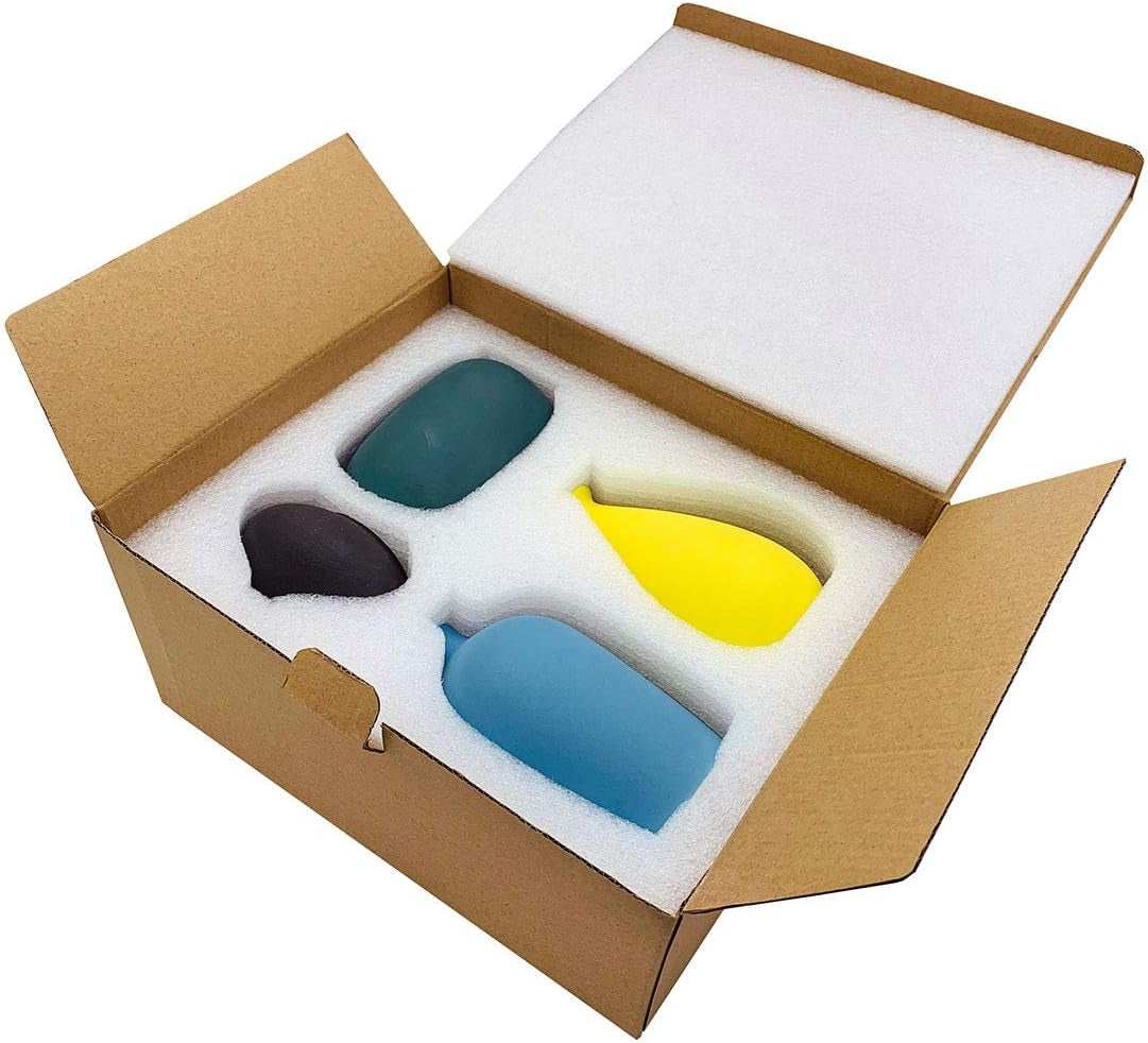 Small Ceramic Flower Vases Set of 4, Bud Vase, Decorative Modern Floral Vase