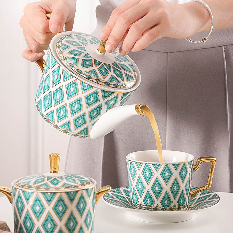 British Afternoon Tea Set Bone China Household