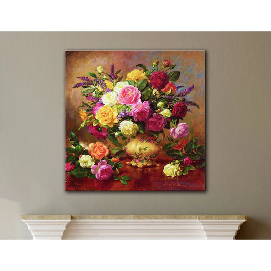 Albert Williams Roses from a Victorian Garden Wall Art