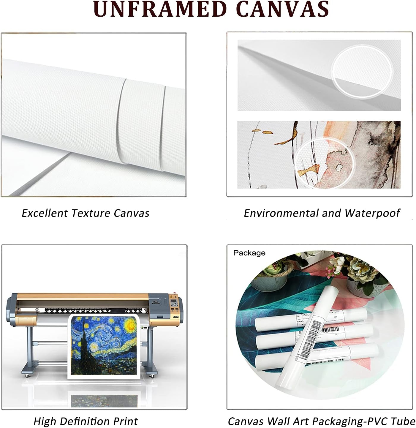 Chinoiserie Art Print Ginger Jar Blue White Porcelain China Ming Vase Canvas Wall Art Chinoiserie Art Print Poster Wall Art Decor Poster Painting on Canvas Print Pictures Floral Decor Art No Frame