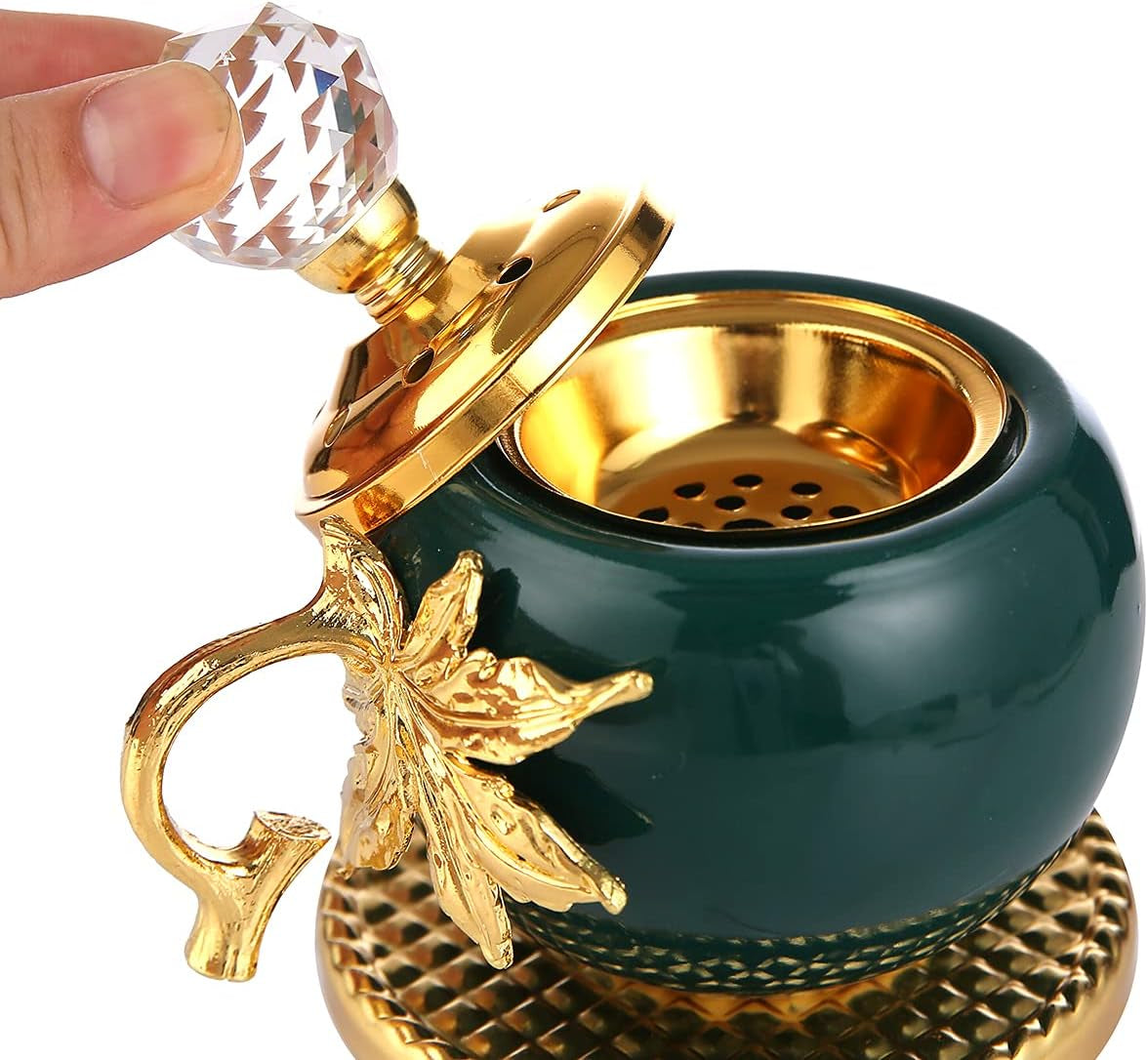 Charocal Incense Burner White