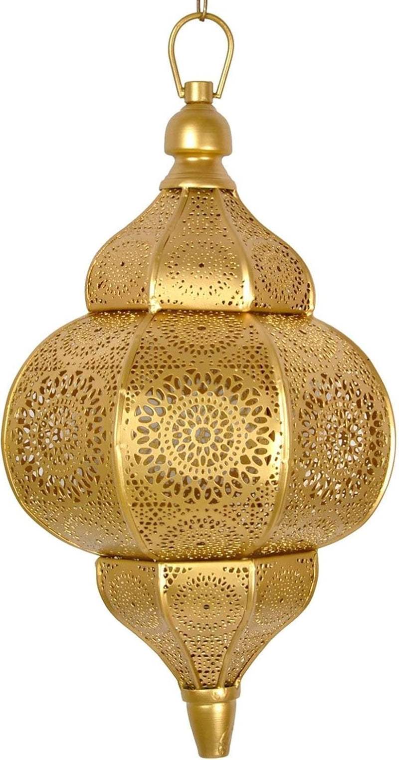Modern Turkish Vintage Antique Look Moroccan Gold Ceiling Lights Home Lantern Pendant Gifts Oriental Arabian Hanging Lamp