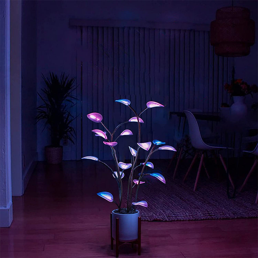 Plant Lamp LED Night Lights Artificial Houseplant Bonsai Plant Lamps LED Decor Plant for Home Decor Bedroom Plant Lights Decor