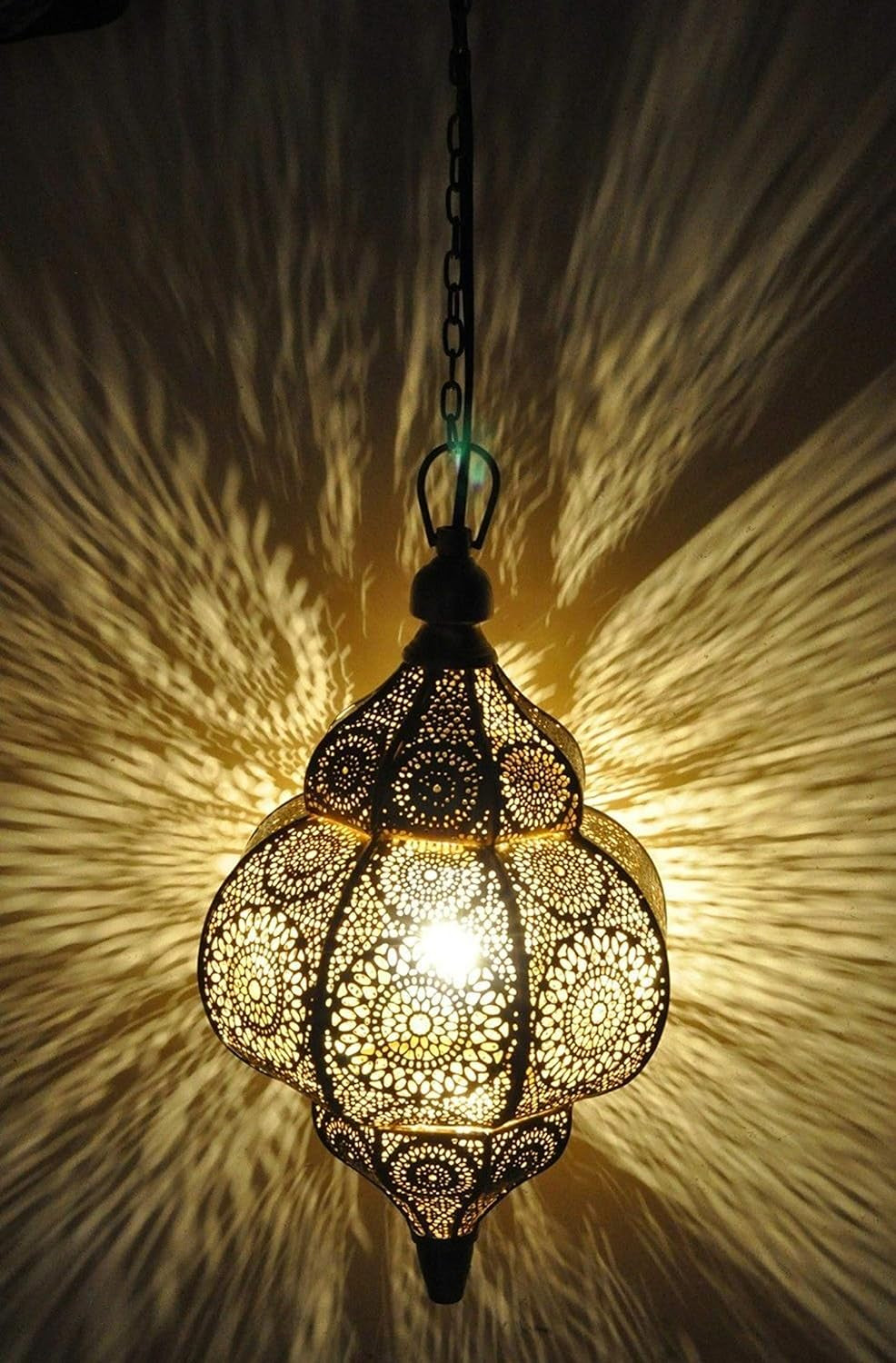Modern Turkish Vintage Antique Look Moroccan Gold Ceiling Lights Home Lantern Pendant Gifts Oriental Arabian Hanging Lamp