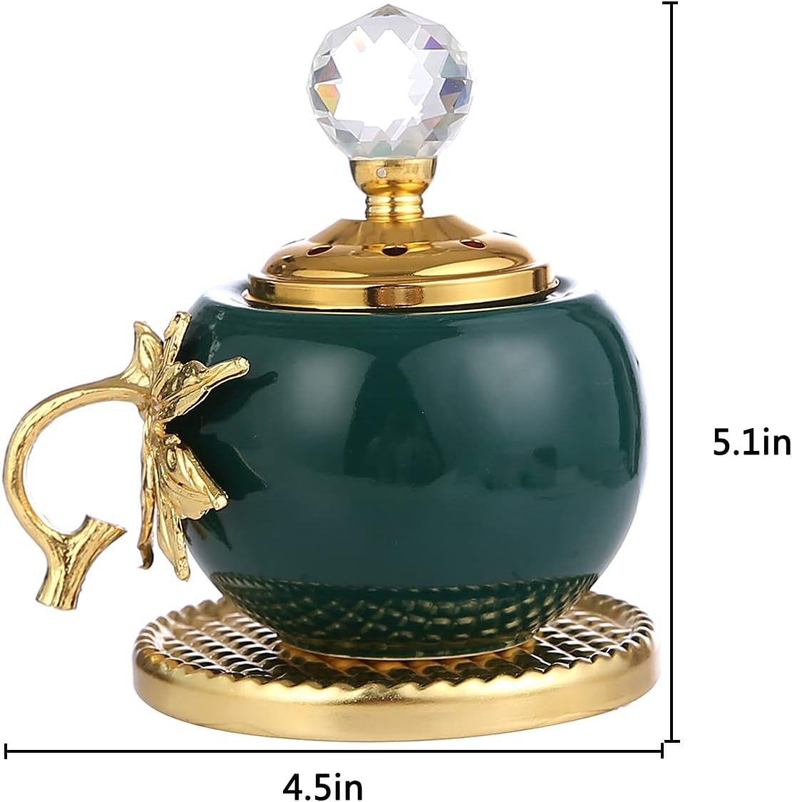 Charocal Incense Burner White