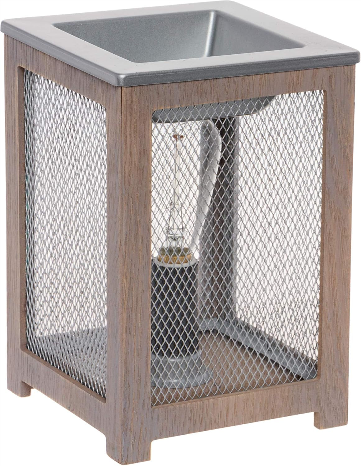 White Farmhouse Wax Warmer for Scented Wax - Electric Plug in Wax Melt Warmer - Stocking Stuffer Gift Holiday Christmas Hanukkah