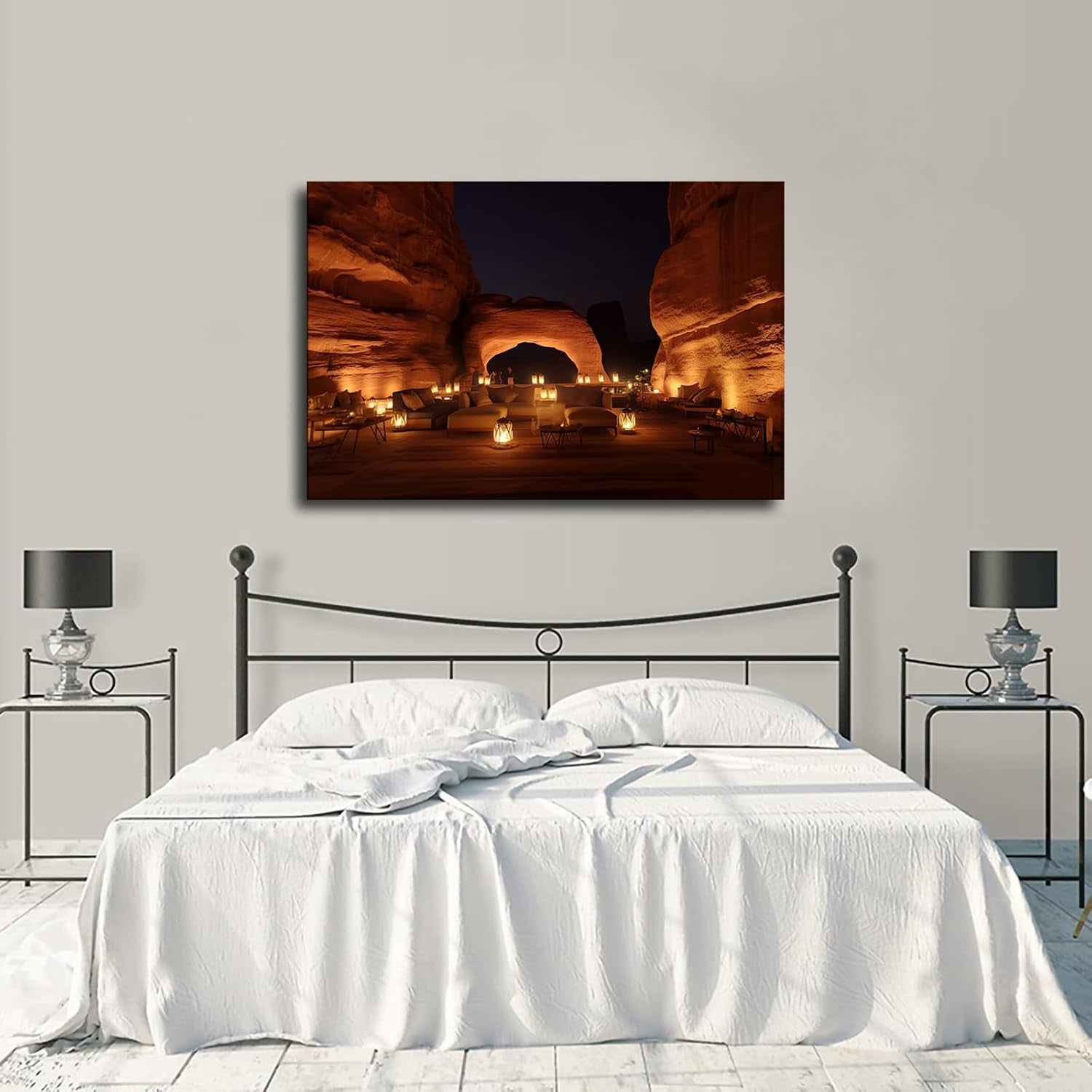 Bedouin Arabian Saudi Style Poster Picture HD Printing Modern Home Bedroom Wall Art Kitchen Office Decoration (Unframed,08×12Inch)