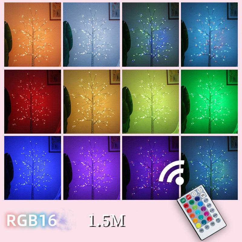 White Birch Tree Lights Led Lanterns Bedroom Room Decoration Lights