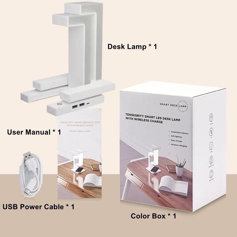 Creative Floating Light, USB Powered Touch Control Night Light, Decorative Dimmable Ambient Desktop Light with Wireless Charging Function for Home, Home Decor