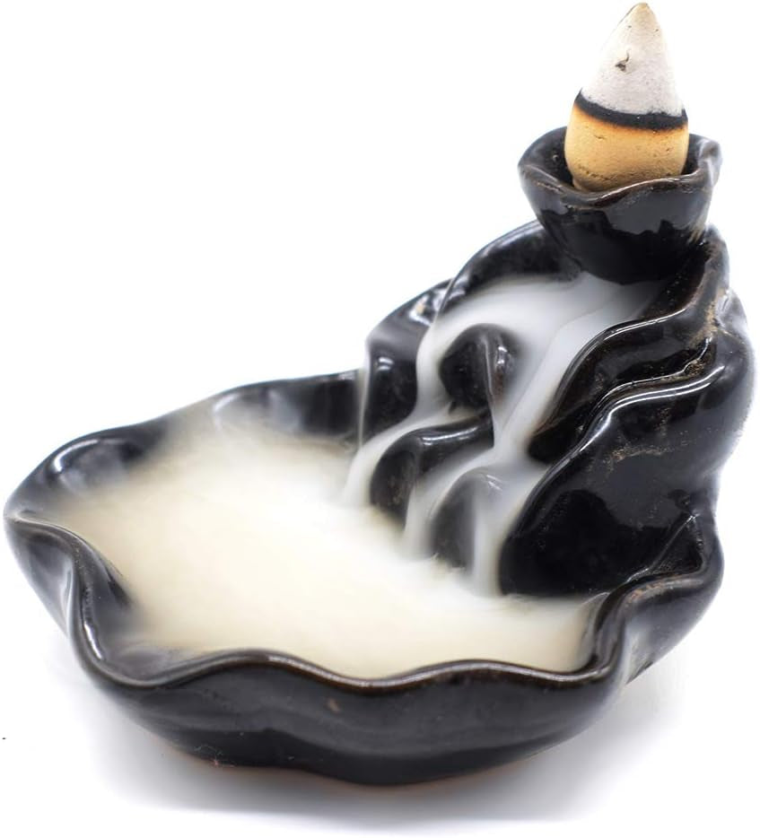 Incense Burner, Ceramic Backflow Incense Holder, Home Decor Aromatherapy Ornament