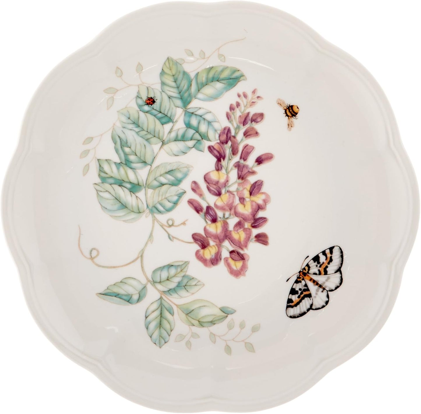 6342794 Butterfly Meadow 18-Piece Dinnerware Set White