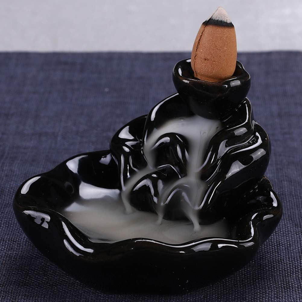 Incense Burner, Ceramic Backflow Incense Holder, Home Decor Aromatherapy Ornament