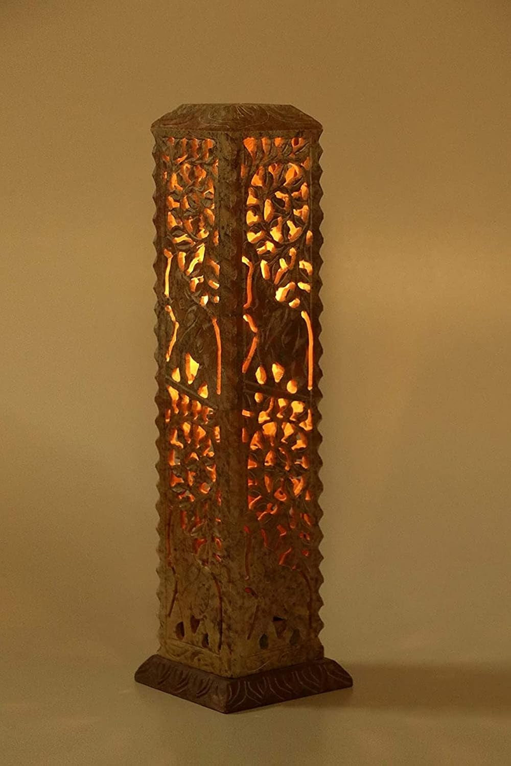 Home Handcrafted Stone Incense Holder | Candle Holder (Elephant)