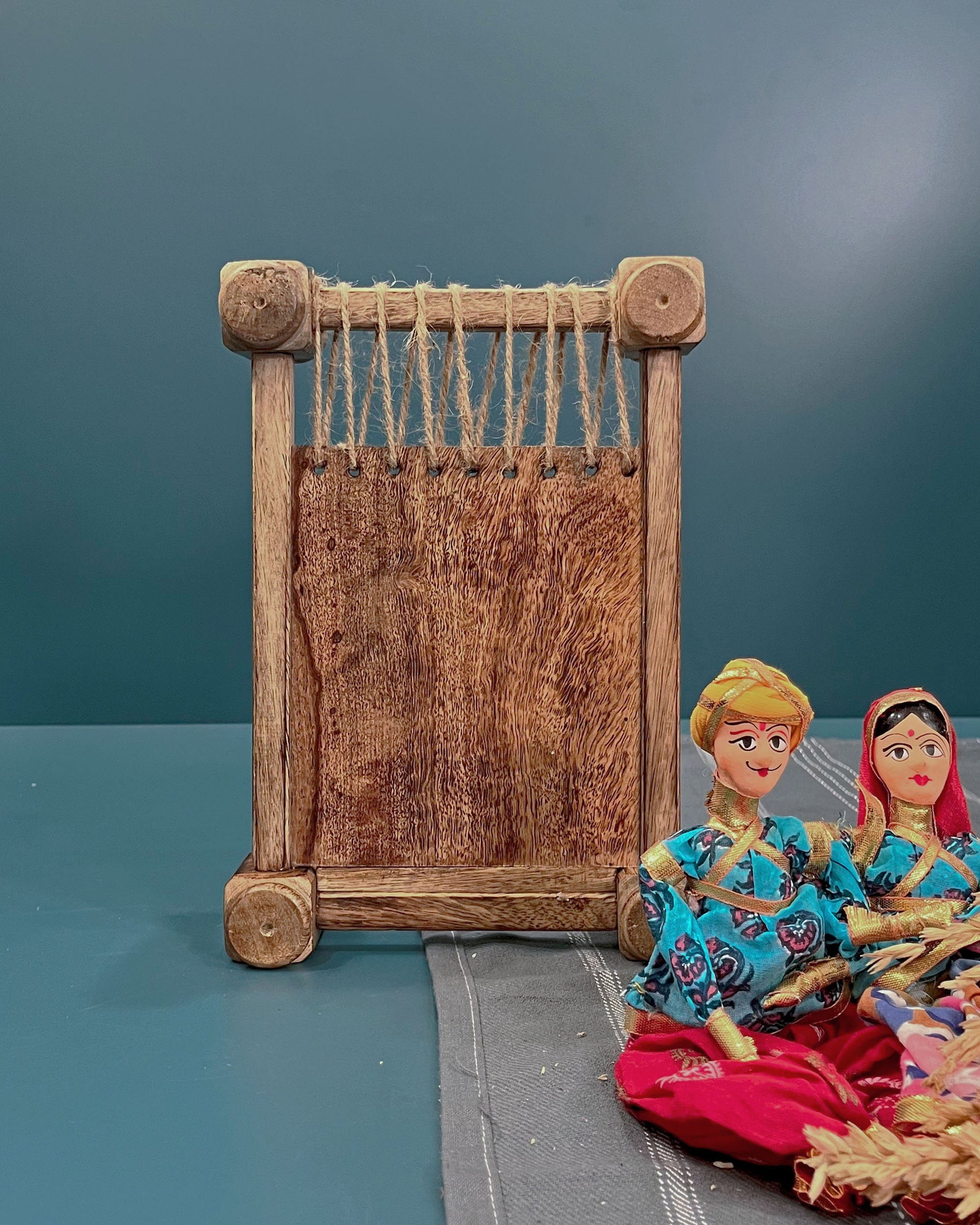 Handcrafted Miniature Indian Cot - Versatile Table Decor, Doll Bed, Desktop Decor, and Serving Tray - Elegant Unique Gift
