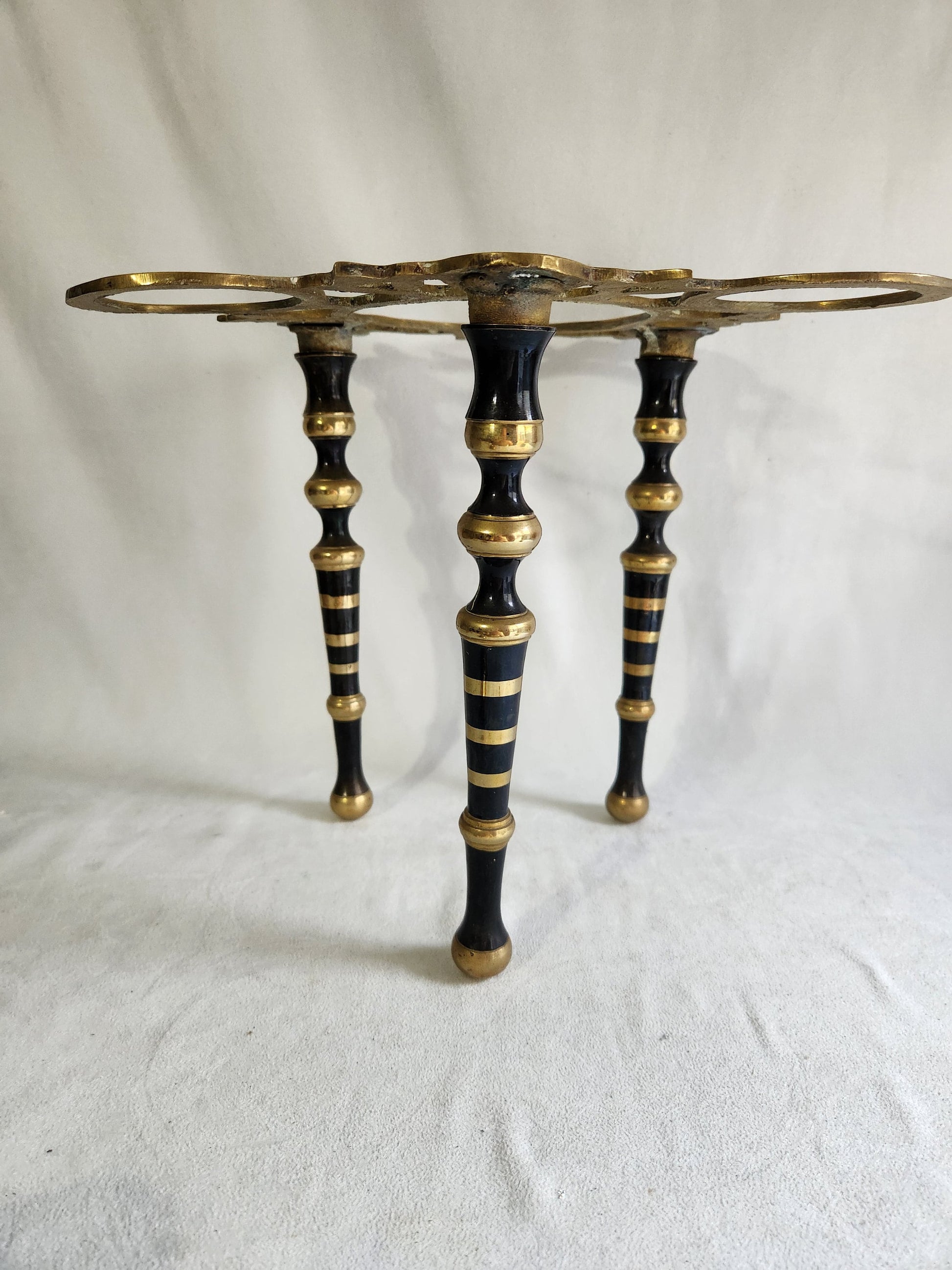 Wonderful Large 23 Inch Hand Crafted Saudi Arabian Amphora Etched Brass Pitcher Set