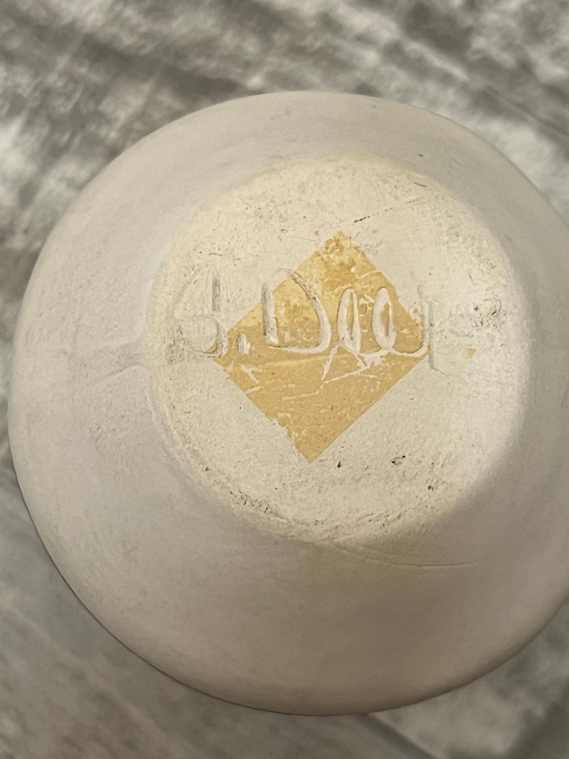 Set of 3 Native American Hand Painted Pottery Vase and Pots Signed S. Deer VTG