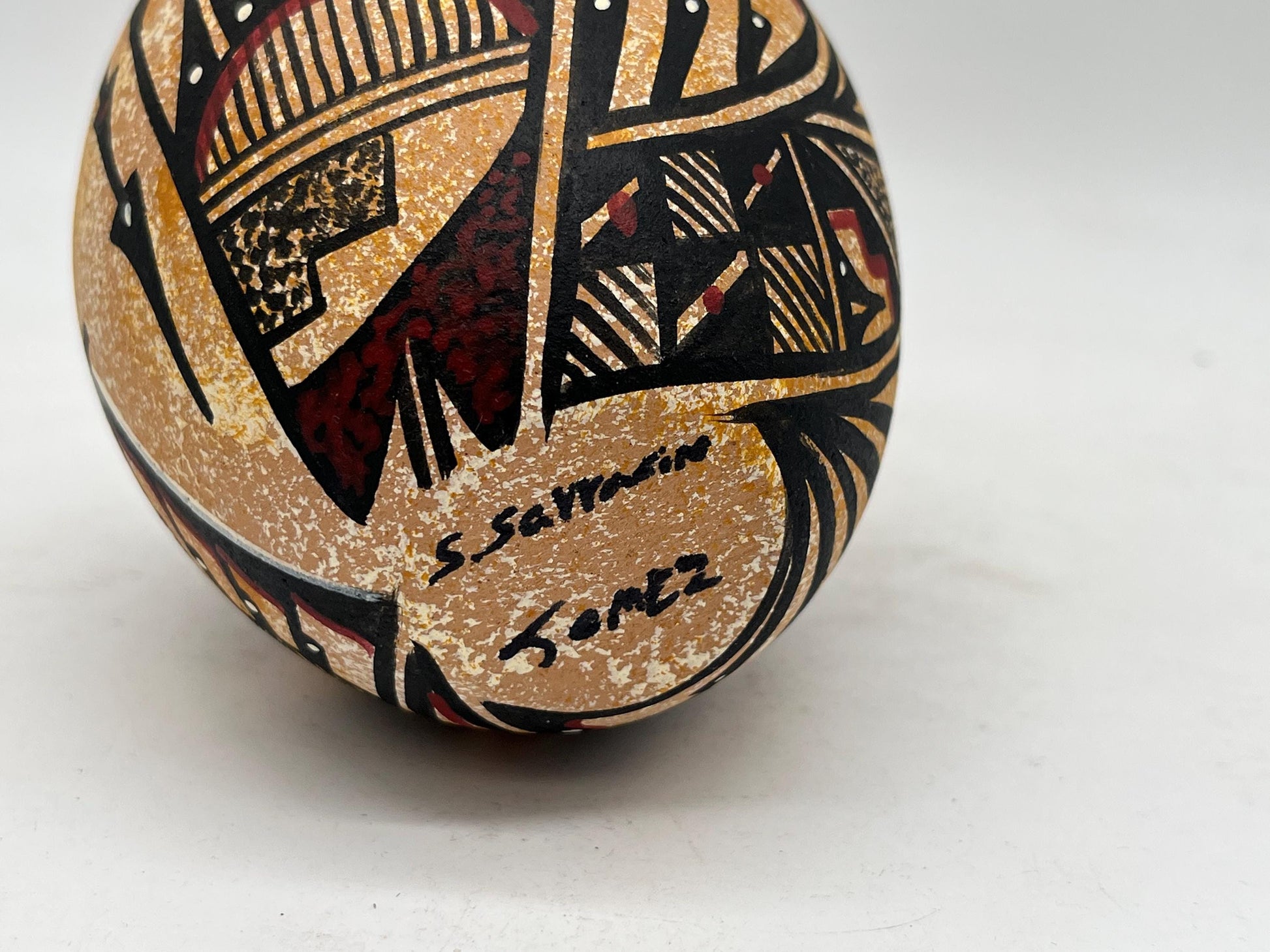 Native American Jemez Pottery Vase Sharon Sarracino