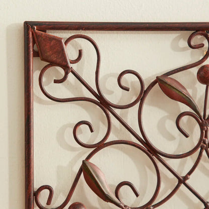 Farmhouse Plants & Flowers Wall Decor on Metal