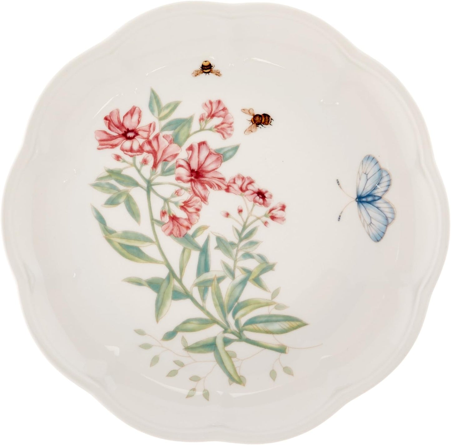 6342794  Butterfly Meadow 18-Piece Dinnerware Set White