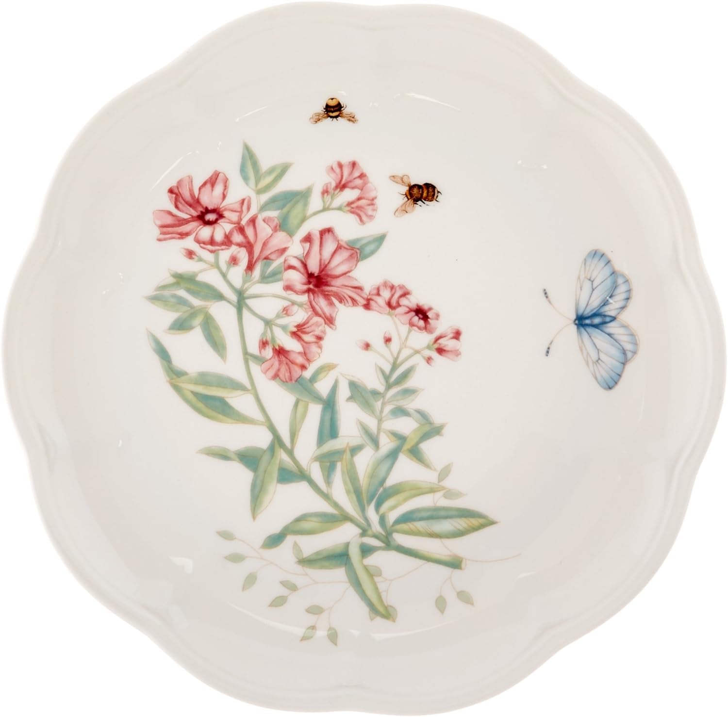 6342794  Butterfly Meadow 18-Piece Dinnerware Set White